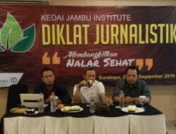 Diklat Jurnalistik, Kedai Jambu Institute Siapkan Para Jurnalis Handal dan Profesional