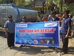 Kekeringan di Kabupaten Trenggalek, Muhammadiyah Ikut Distribusikan Bantuan Air Bersih