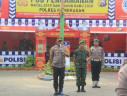 Apel Bersama Pasukan Pam Natal dan Tahun Baru 2020