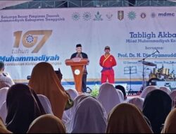 Pak Din Hadiri Tabligh Akbar PDM Trenggalek