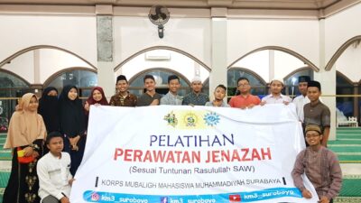 Pelatihan Mengurus Jenazah oleh KM3 Surabaya