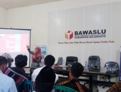 Rakor Divisi PHL Bawaslu Mojokerto untuk Pengawasan Rekrutmen PPK