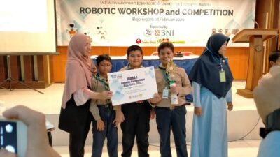 Ungguli 31 Tim, MIM 18 Sumberrejo Pimpin Juara Kompetisi Robotik di Bojonegoro