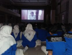 Pendidikan Sejarah, Ratusan Siswa SMK Ini Gelar Nobar Film Fenomenal