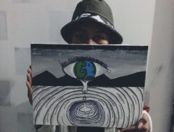 Mahasiswa Ekspresikan Pandemi dengan Lukisan dan Puisi