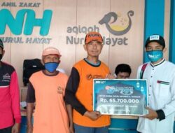 Laznas Nurul Hayat di Bojonegoro Bagikan Bantuan Seraya Senilai 65,7 Juta Rupiah