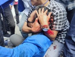 Aksi Mahasiswa Penolak Tambang di Pamekasan Berakhir Ricuh