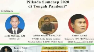 Survei DSI: Potensi Pelanggaran Pilkada Sumenep di Tengah Pandemi