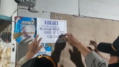Warkop disegel
