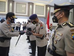 Kapolda Jatim Pimpin Langsung Sertijab Pejabat Utama Polda Jatim dan Kapolres Jajaran