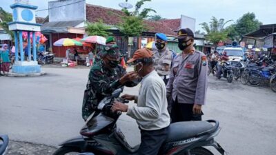 Tegakkan Protokol Kesehatan Covid-19, Kodim 0802 Ponorogo Bersinergi dengan Unsur Terkait