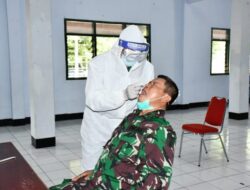 Cegah Penyebaran Covid-19, Kasdim 0802/Ponorogo Lakukan Rapid Antigen
