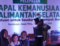Pelepasan Kapal Kemanusiaan, Khofifah Sampaikan Program Produktifitas Pertanian