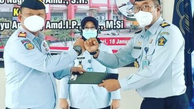 Sertijab Kabapas Kelas IIA Wonosari, Kadiv PAS Kanwil DIY Tekankan Terwujud Good Governance