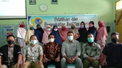 Hadapi PJJ, SD Mubalics Balongbendo Adakan Pelatihan Pengembangan Kualitas Guru