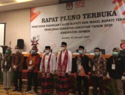 Tetapkan Pasangan Terpilih, KPU Jember Dapat Apresiasi