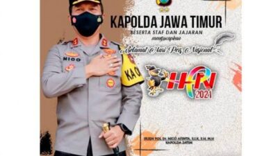Momen HPN 2021, Kapolda Jatim: Pers sebagai Mitra Strategis