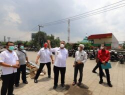 Plt Wali Kota Tinjau Rumah Sakit Darurat Covid-19 di Perbatasan Surabaya