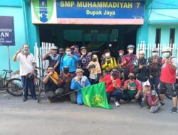 Tingkatkan Imun dan Kebersamaan, KOKAM Bubutan Surabaya Lakukan Gowes Bareng