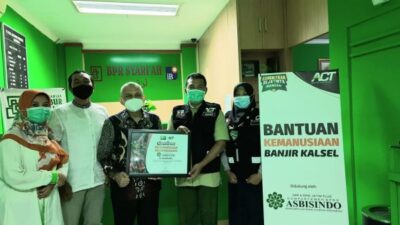 BPRS Asbisindo Bersama ACT Kirim Bantuan Pemulihan Banjir Kalimantan Selatan