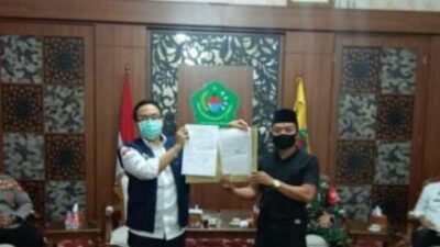 Audiensi Forum Lintas LSM kepada Bupati Pamekasan