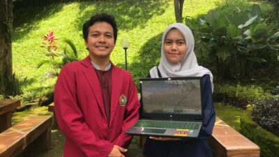 Rifqi dan Evita, dua mahasiswa Teknik Mesin UMM