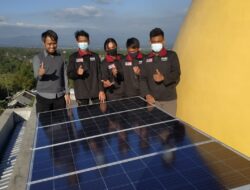 Bantu Pasokan Listrik Masjid, Mahasiswa Elektro UMM Rancang PLTS