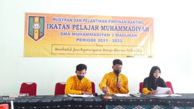 Gelar Musyran dan Pelantikan Dalam Sehari, Ini Pesan Kepala SMA Muhammadiyah 3 Maduran