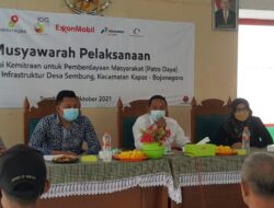 Pelaksanaan Program Patra-Daya, EMCL, SKK Migas dan PDPM Bojonegoro Gelar Musyawarah Desa di Leran dan Sembung
