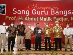Hari Guru, UMM Mengenang Sang Guru Bangsa dengan Melaunching 3 Buku tentang Malik Fadjar