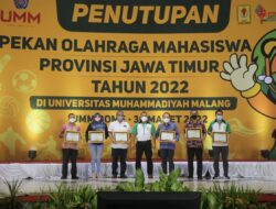 UMM Sukses Jadi Tuan Rumah Penutupan Pomprov 2022