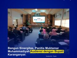 Bangun Sinergitas, Panitia Muktamar Muhammadiyah Audiensi dengan Bupati Karanganyar