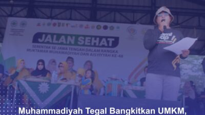 Muhammadiyah Tegal Bangkitkan UMKM Melalui Jalan Sehat