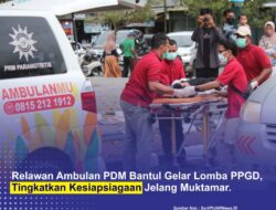 Relawan Ambulan PDM Bantul Gelar Lomba PPGD, Tingkatkan Kesiapsiagaan Jelang Muktamar