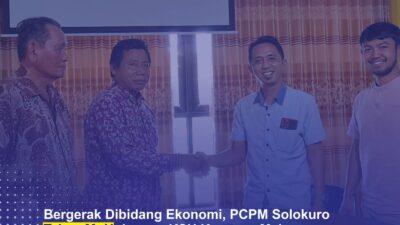 Bergerak Dibidang Ekonomi, PCPM Solokuro Teken MoU dengan KSU Kencana Makmur