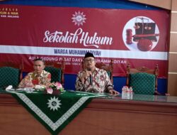 Tingkatkan Pengetahuan Hukum, Muhammadiyah Kabupaten Malang Adakan Sekolah Hukum