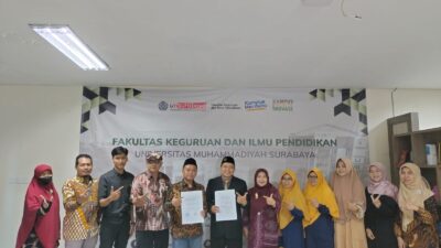 SMP Muhammadiyah 7 Surabaya Kolaborasi dengan FKIP UMsurabaya, Wujudkan Sekolah Unggul