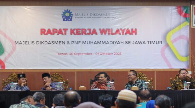 Rakerwil Majelis Pendidikan Dasar Menengah dan Pendidikan Non Formal Pimpinan Wilayah Muhammadiyah Jawa Timur. Sabtu, (30/09) 