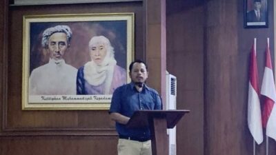 Choirul Anam ajak para kader IMM Jatim untuk bergabung menjadi anggota KPPS