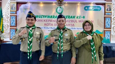Ramanda Parimin Tejo Pramono Pimpin Kwartir Daerah Hizbul Wathan Kota Surakarta Periode 2023-2028