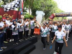 Guna Tingkatkan Partisipasi Pemilih, KPU Kota Surabaya Gelar Jalan Sehat “Ayo Datang Ke TPS”
