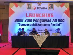 Bawaslu Madiun Luncurkan Buku Berjudul Demokrasi di Kampung Pesilat