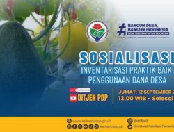 Inventarisasi Praktik Pemanfaatan Dana Desa, Kemendes PDT Tugaskan Tenaga Profesional Pendamping Desa