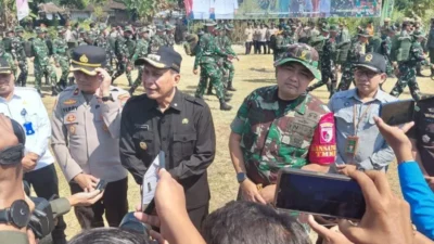 Kucurkan Rp5,2 Miliar, Pemkab Bojonegoro dan TNI Sinergi Akselerasi Pembangunan Desa Lewat TMMD ke-129